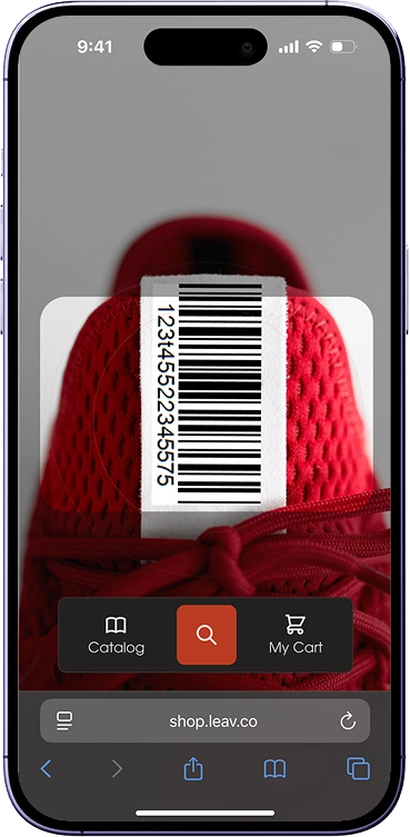 Scan to start screen